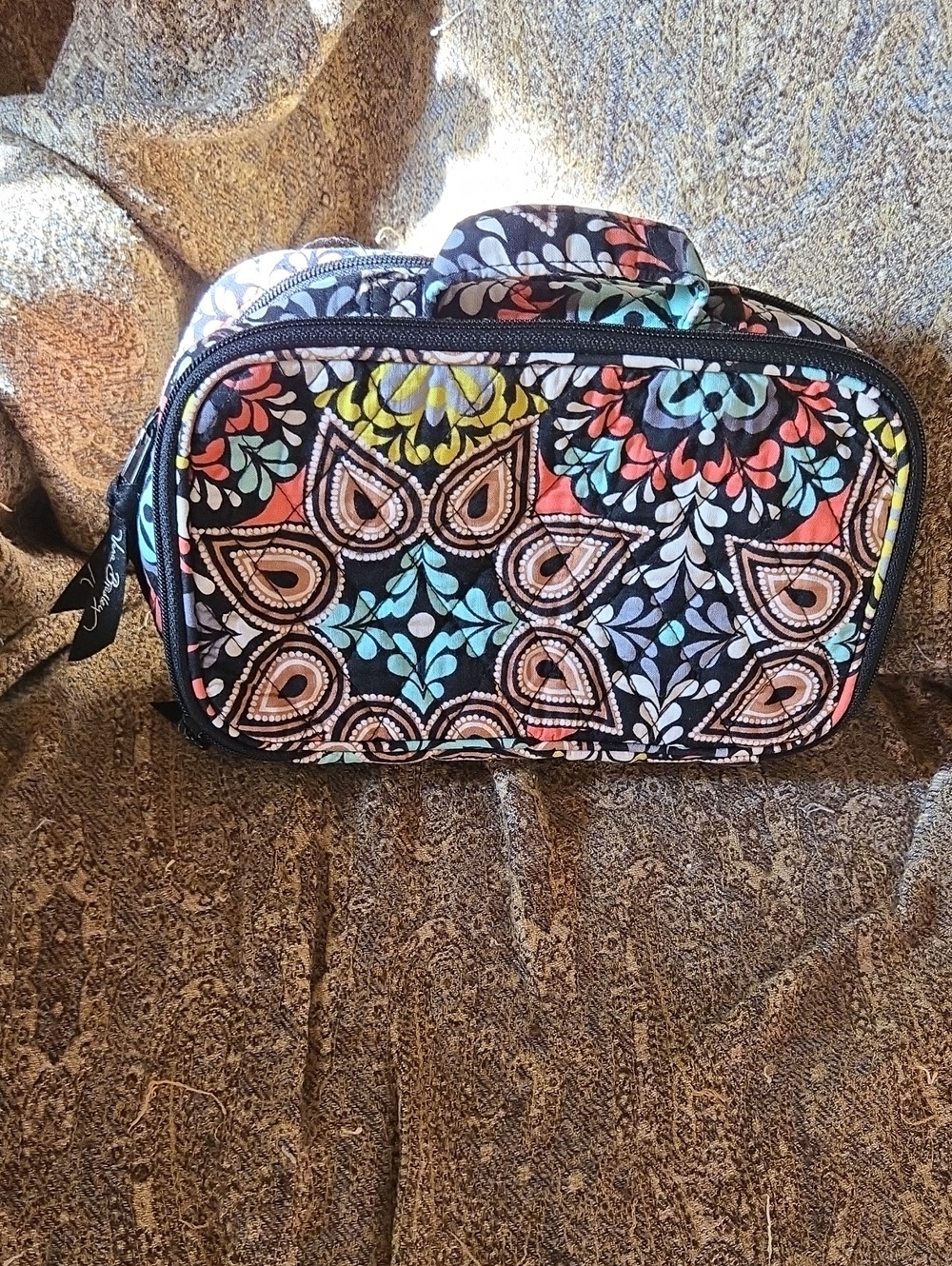 Vera Bradley Multi-Color Quilted Cosmetic Bag